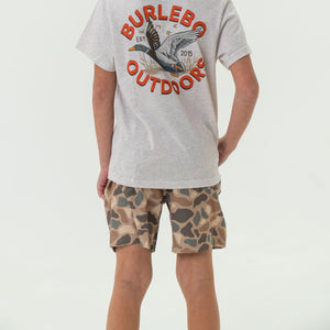 Burlebo Youth Everyday Shorts - Pintail Camo