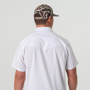 Burlebo Performance Western Shirt - White