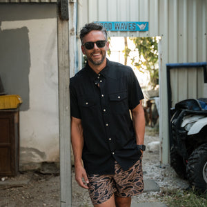 Burlebo Performance Western Shirt - Black