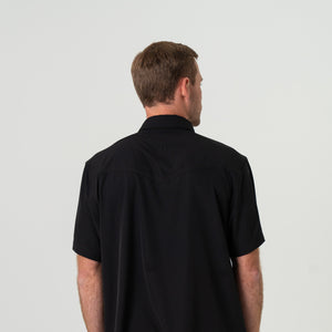 Burlebo Performance Western Shirt - Black