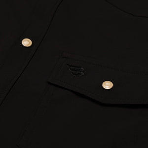 Burlebo Performance Western Shirt - Black