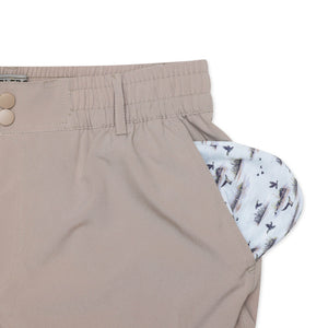 Burlebo Everyday Shorts - Cobblestone Khaki 5.5" & 7"