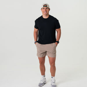 Burlebo Everyday Shorts - Cobblestone Khaki 5.5" & 7"