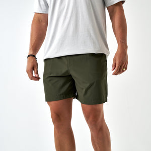 Burlebo Everyday Shorts - Mallard Green 7"