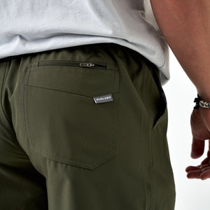 Burlebo Everyday Shorts - Mallard Green 7"