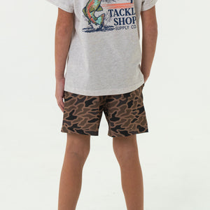 Burlebo Youth Everyday Shorts - Gauge Camo