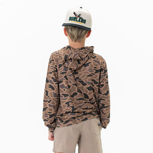 Burlebo Youth Performance Hoodie - Gauge Camo