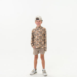 Burlebo Youth Performance Hoodie - Pintail Camo
