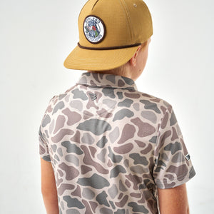Burlebo Youth Polo - Classic Deer Camo