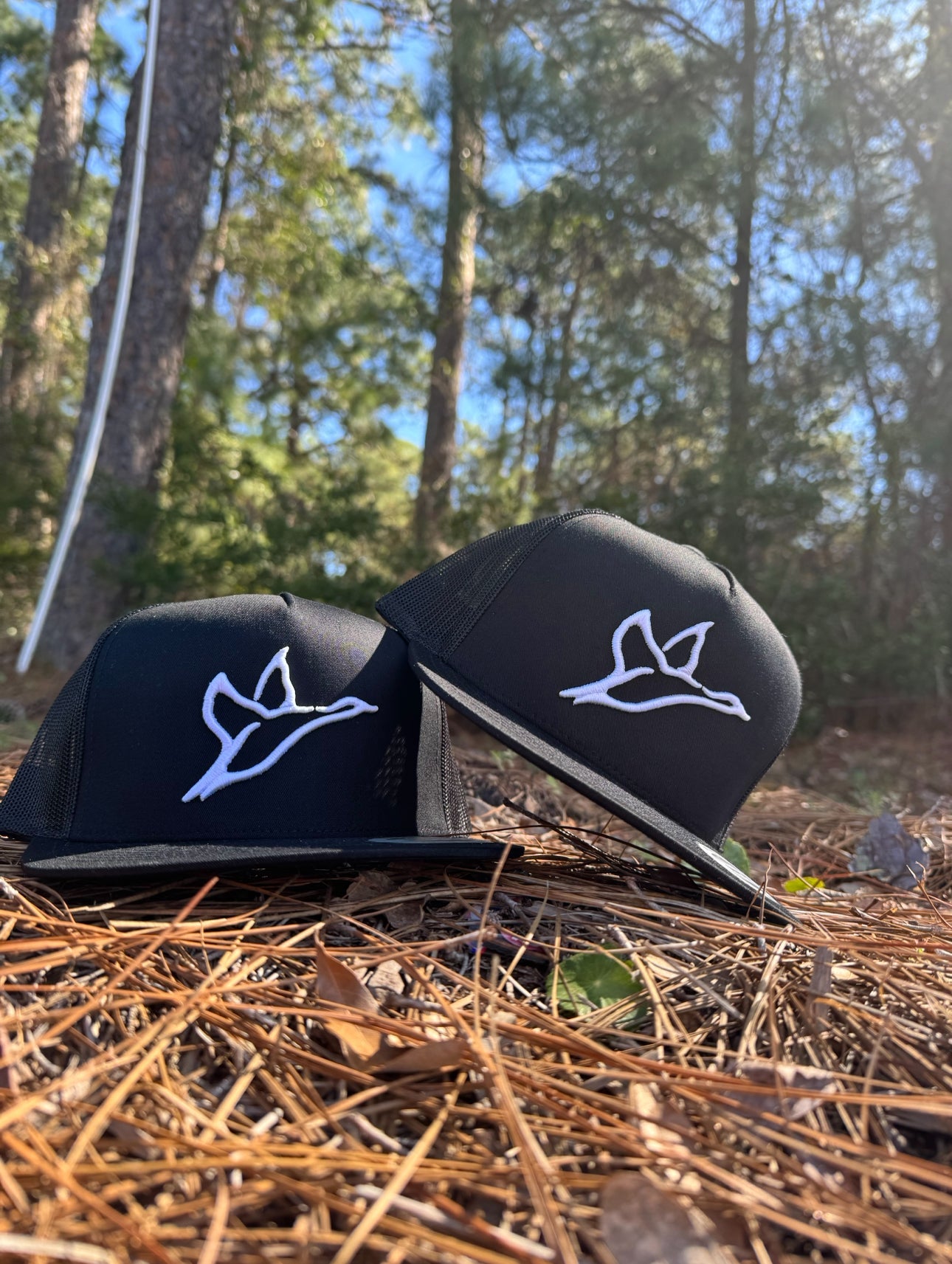 Black Combat Waterfowl Trucker Hat