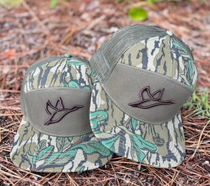 7Panel Green Leaf Combat Waterfowl Hat