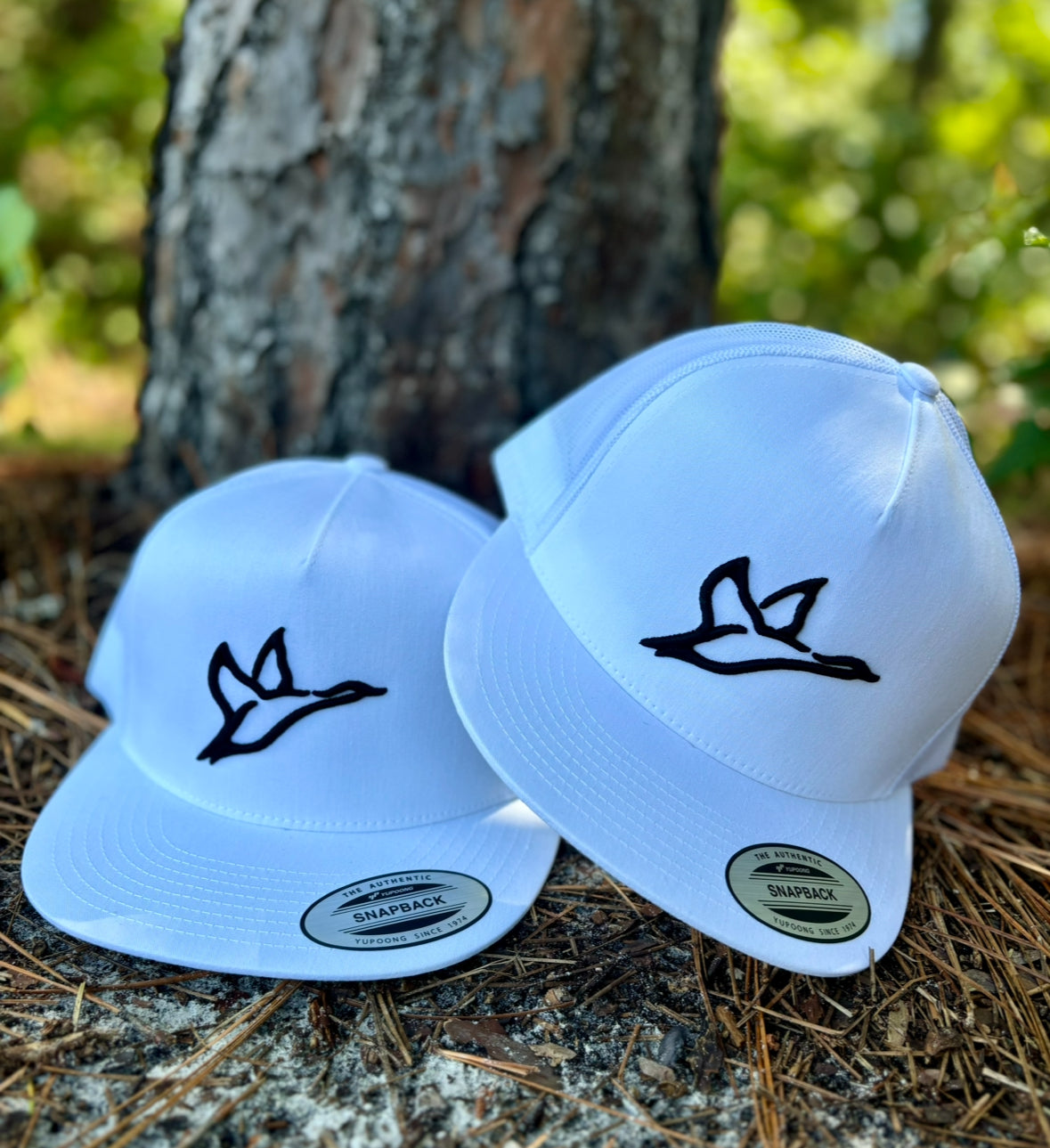 Combat Waterfowl White Trucker Hat