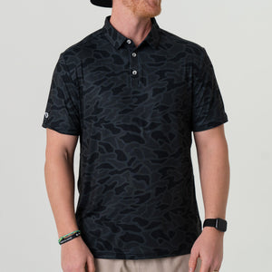 Burlebo Performance Polo - Black Camo