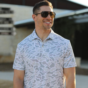 Burlebo Performance Polo - White Camo