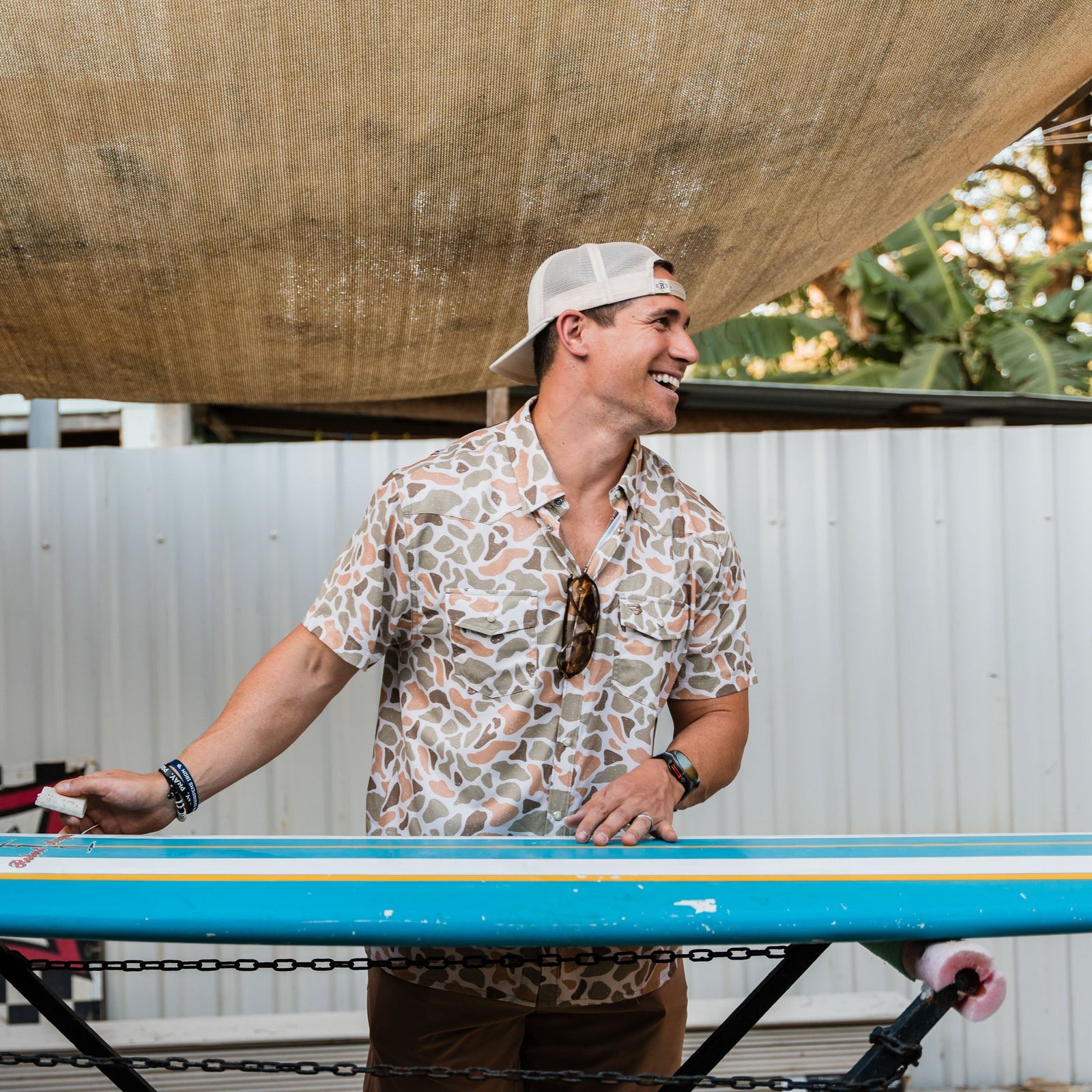 Burlebo Performance Western Shirt - Venado Camo