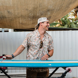 Burlebo Performance Western Shirt - Venado Camo