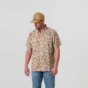 Burlebo Performance Western Shirt - Venado Camo