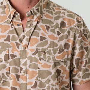Burlebo Performance Western Shirt - Venado Camo