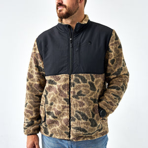 Burlebo Rocky Mountain Camo Sherpa