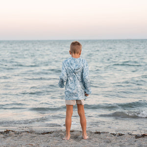 Burlebo Youth Performance Hoodie - Seaside Camo