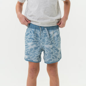 Burlebo Youth Swim Trunks - Seaside Camo