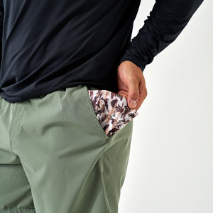 Burlebo Everyday Shorts - Light Sage