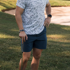 Burlebo Everyday Shorts - Deep Water Navy 7"