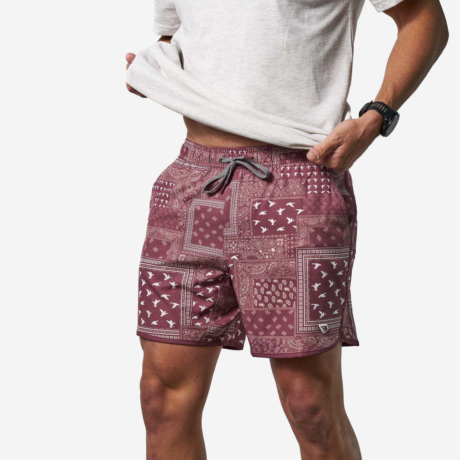 Burlebo Swim Trunks - Paisley Duck