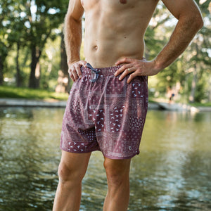 Burlebo Swim Trunks - Paisley Duck