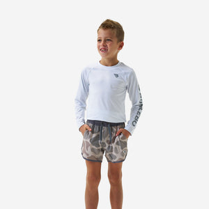 Burlebo Youth Swim Trunks - Jumbo Classic Deer Camo