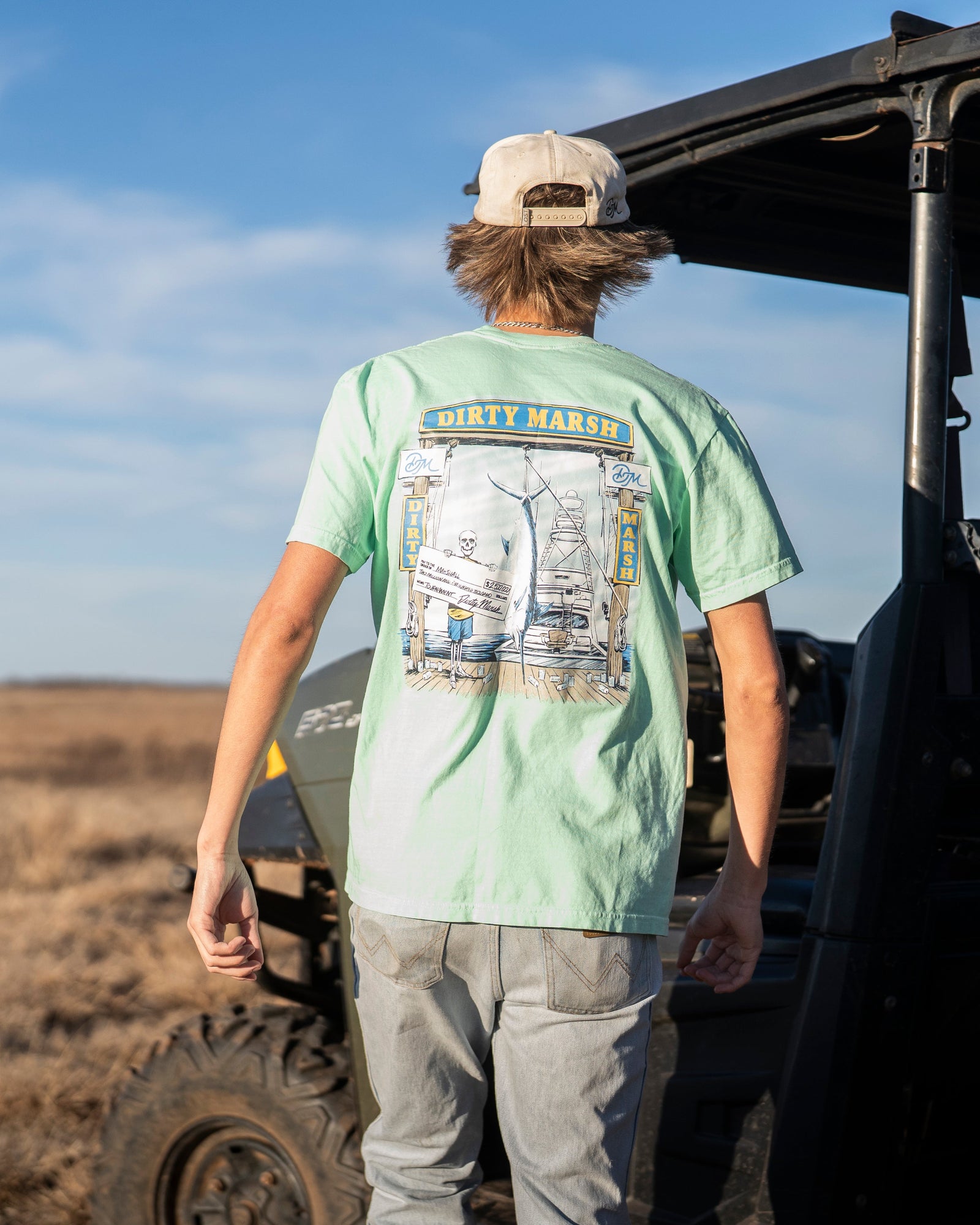 Dirty Marsh At Da Scale Tee - Island Reef