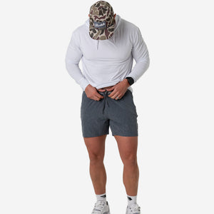 Burlebo Athletic Shorts - Grizzly Grey 5.5" & 7"