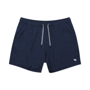 Burlebo Athletic Shorts - Heather Navy 5.5" & 7"