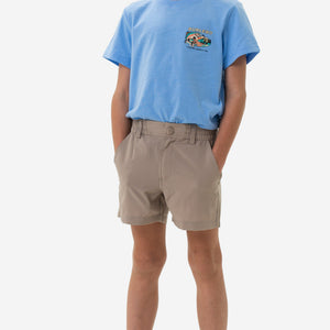 Burlebo Youth Everyday Shorts - Cobblestone Khaki