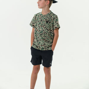 Burlebo Youth Athletic Shorts - Heather Black