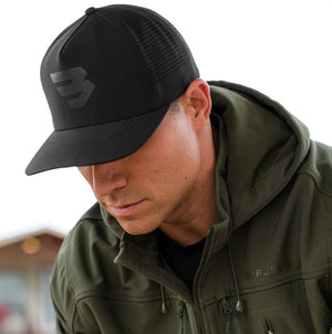 Burlebo Flying B Logo Black Hat
