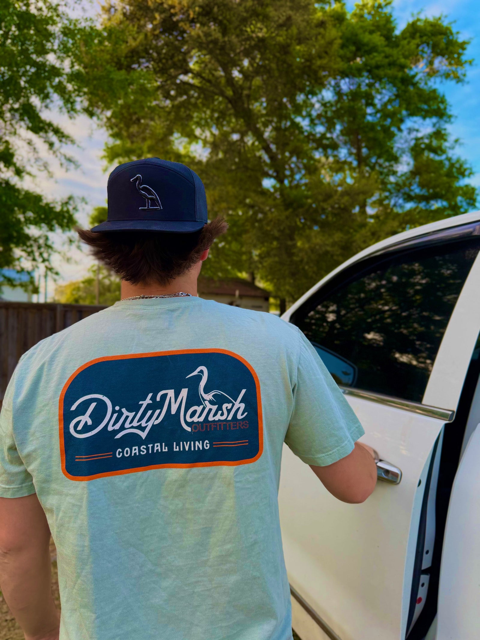 Dirty Marsh Shoreline Badge Tee