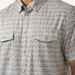 Burlebo Performance Western Shirt - Skull Rancher