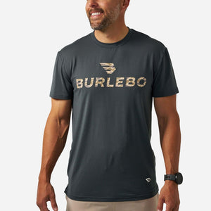 Burlebo Go To Tee - Gun Metal Gray & Gauge Camo