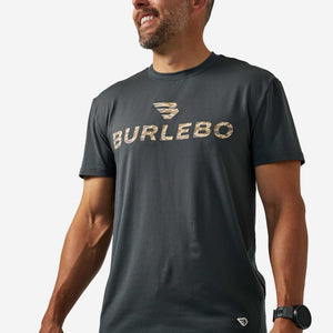 Burlebo Go To Tee - Gun Metal Gray & Gauge Camo