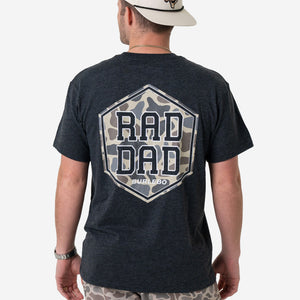 Burlebo Rad Dad Tee - Heather Black