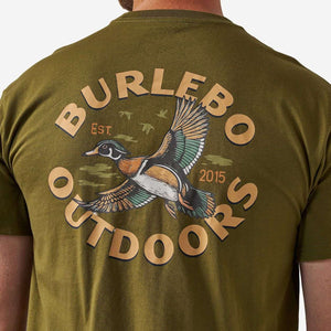 Burlebo Wood Duck Tee - Hunter Green