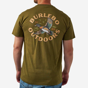 Burlebo Wood Duck Tee - Hunter Green