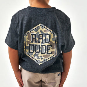 Youth Burlebo Rad Dude Tee - Classic Deer Camo