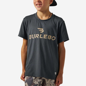 Youth Burlebo Go To Tee - Flying B Logo Gauge Camo