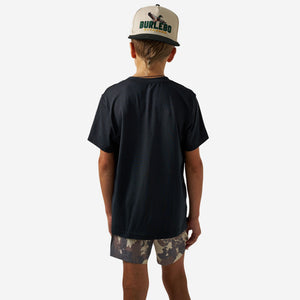 Youth Burlebo Go To Tee - Flying B Logo Classic Deer Camo
