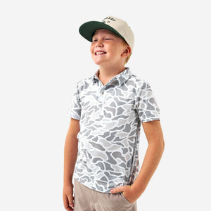 Burlebo Youth Polo - White Camo