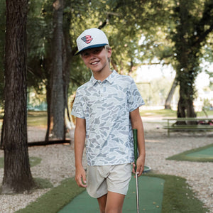 Burlebo Youth Polo - White Camo