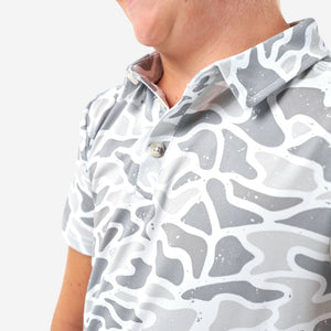 Burlebo Youth Polo - White Camo