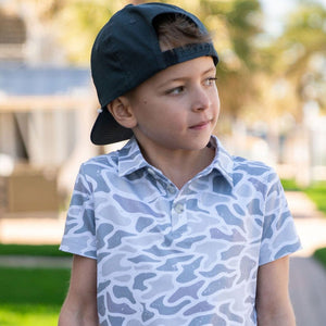 Burlebo Youth Polo - White Camo